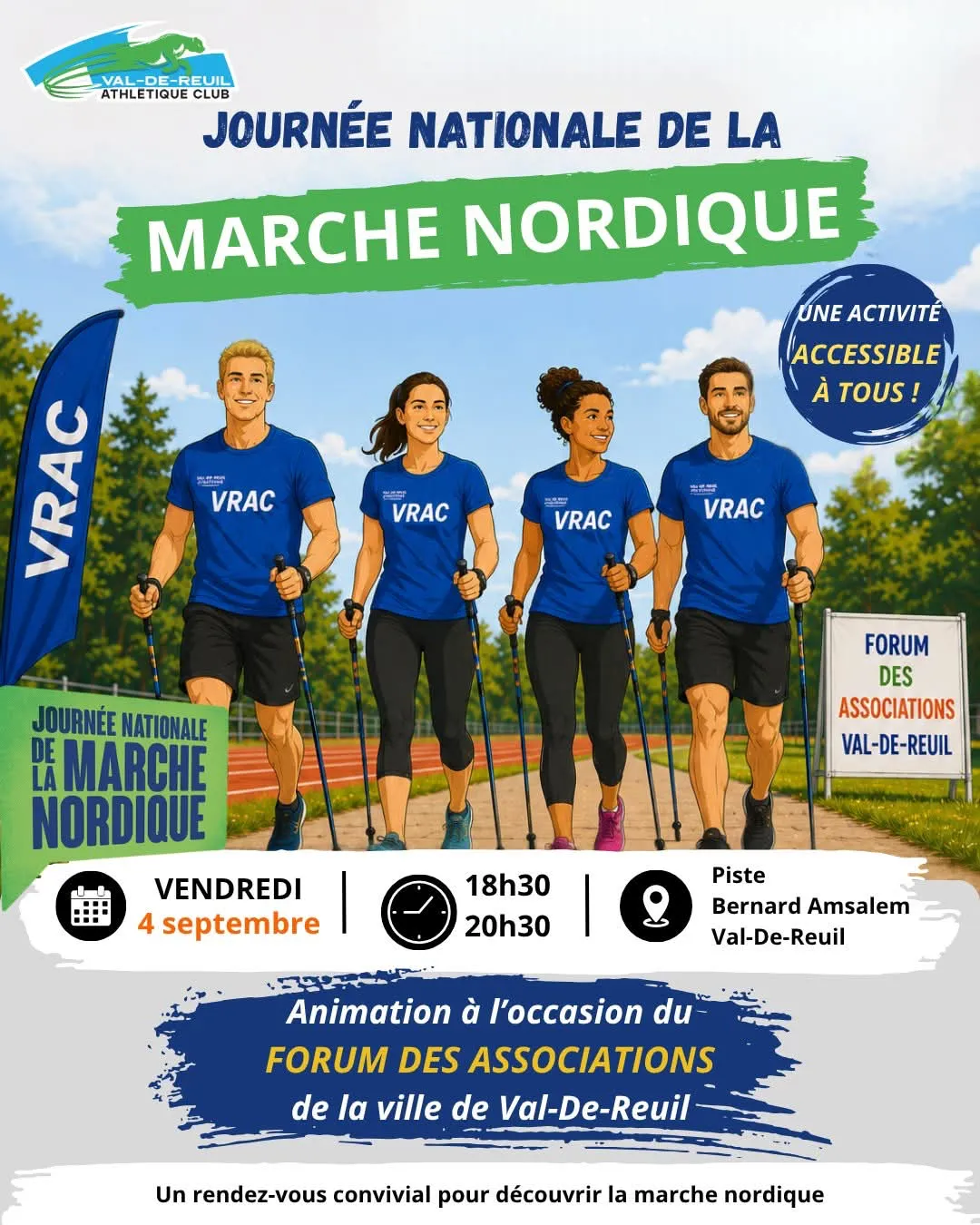 Journée nationale de la marche nordique 2026 - Val-de-Reuil