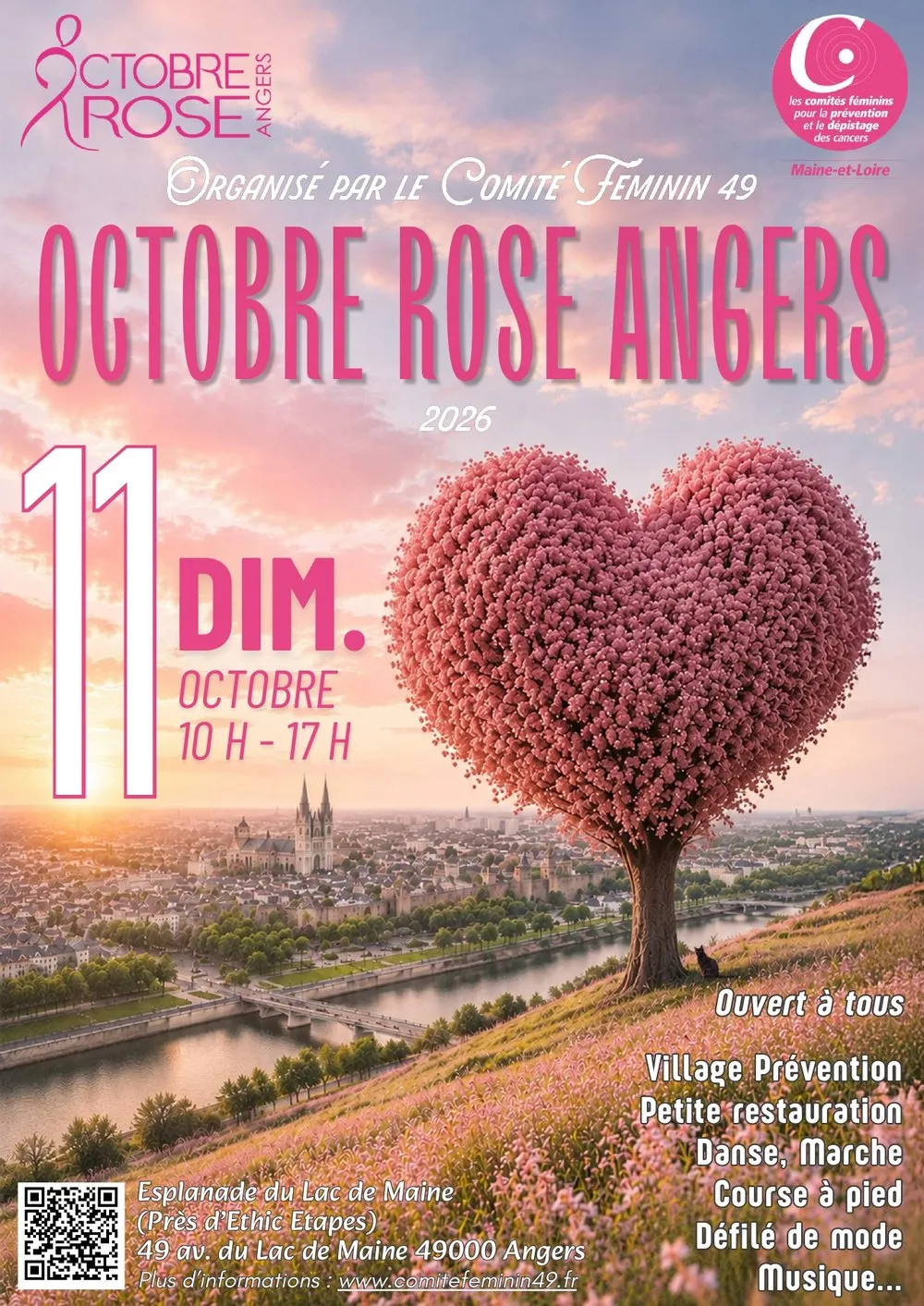 Octobre Rose Angers 2026