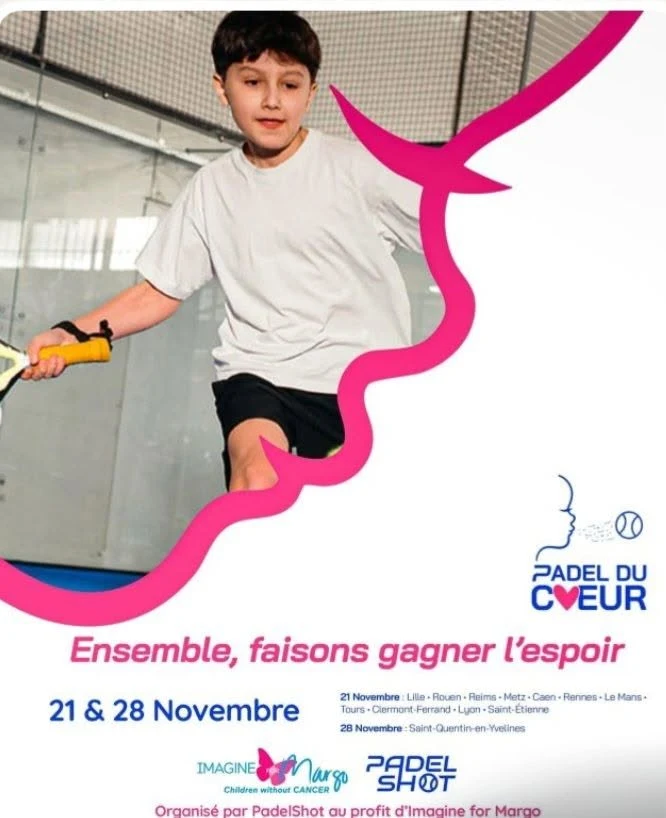 Padel du Cœur 2026 - Tournoi solidaire Imagine for Margo