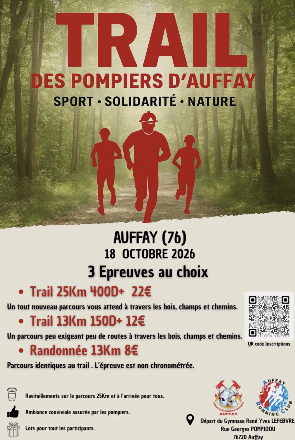 Trail des Pompiers d'Auffay 2026