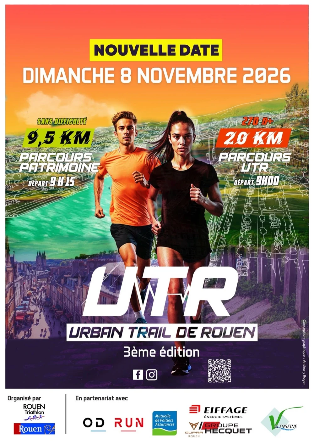 Urban Trail de Rouen 2026 - 3e édition